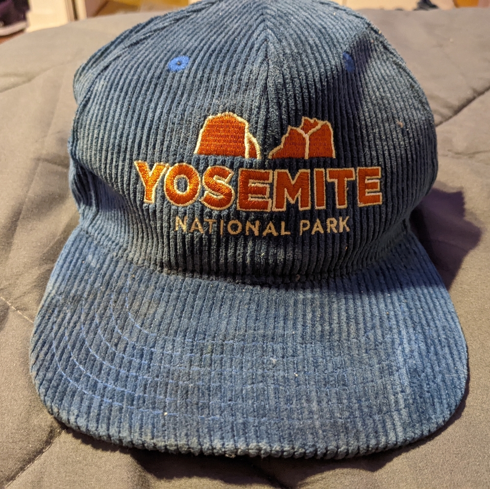 Aged Corduroy national park hat